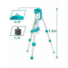 TOTAL TLLT01152 5/8”- 1/4” TRİPOD