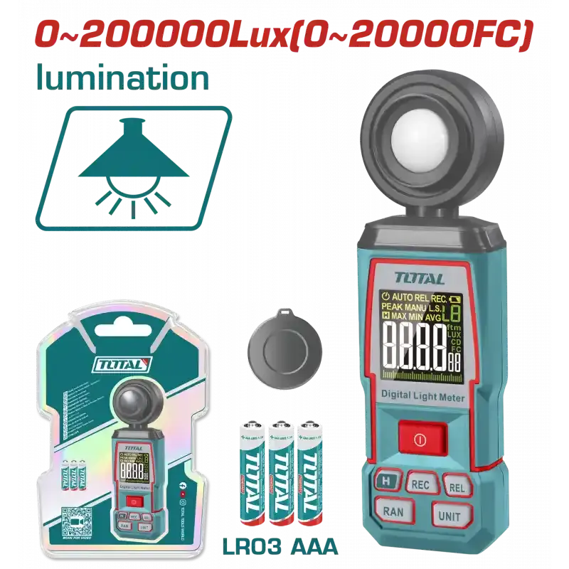 TOTAL TETLU031 DİJİTAL LÜXMETRE