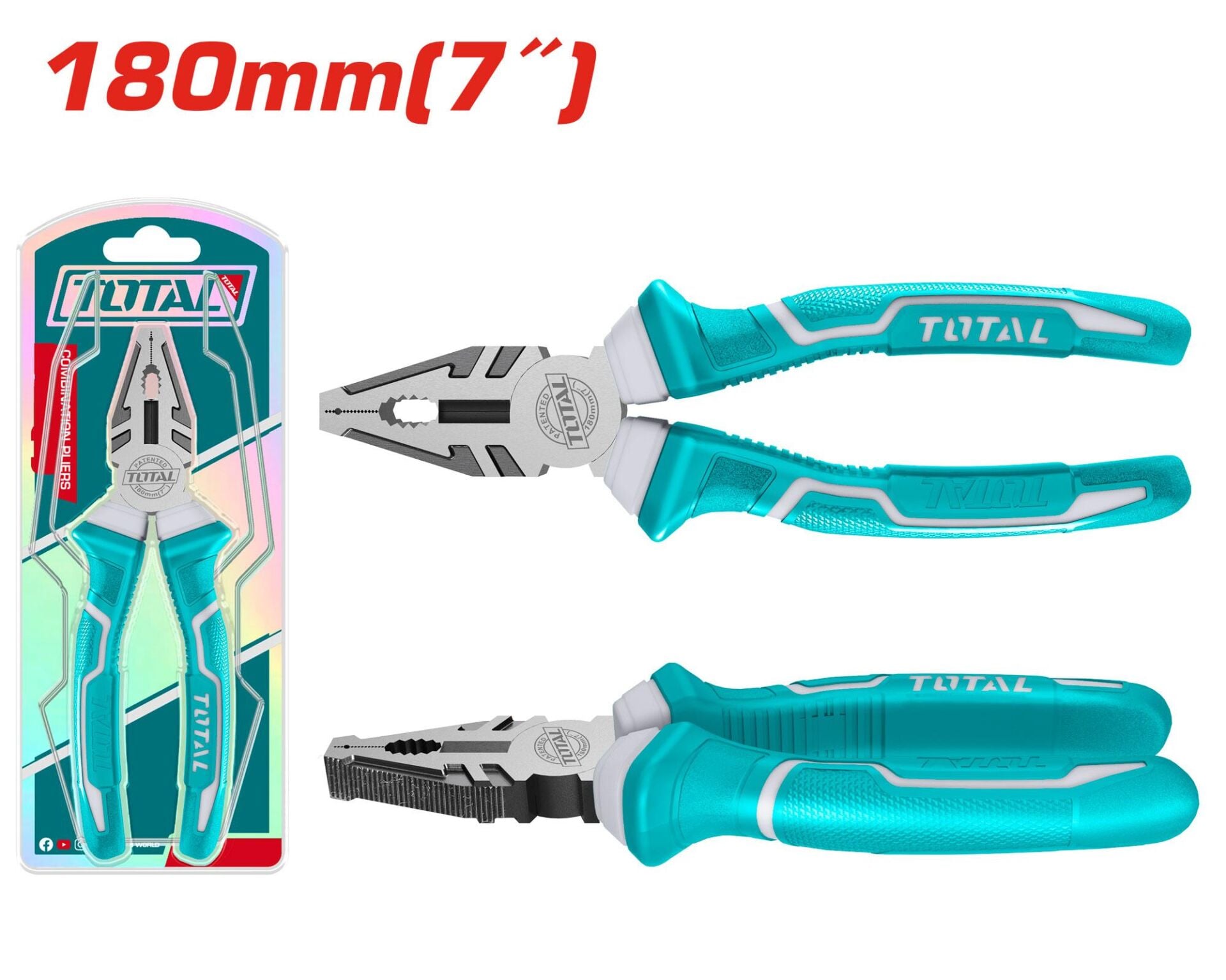 TOTAL THT110706P 180 MM KOMBİNE PENSE