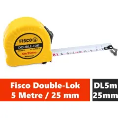 Fisco Çelik Şerit Kısa Metre Double-Lok 5 Mt 25 mm