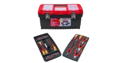 İZELTAŞ 19” Plastik Takım Çantası Elektrikçi Set (23 Parça) 8440 00 1023