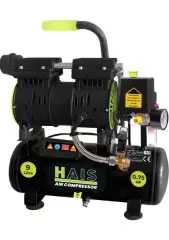 HAIS 9 Litre Sessiz Yağsız Hava Kompresörü 0,75 Hp