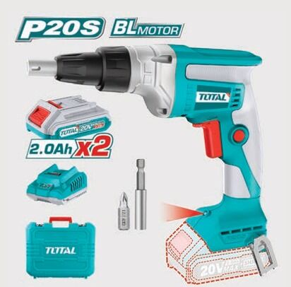 TOTAL TDSLI204200-1 LI-ION AKÜLÜ KÖMÜRSÜZ ŞARJLI ALÇIPAN VİDALAMA