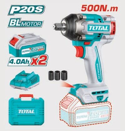 TOTAL TIWLI2050E LI-ION AKÜLÜ KÖMÜRSÜZ ŞARJLI SOMUN SIKMA