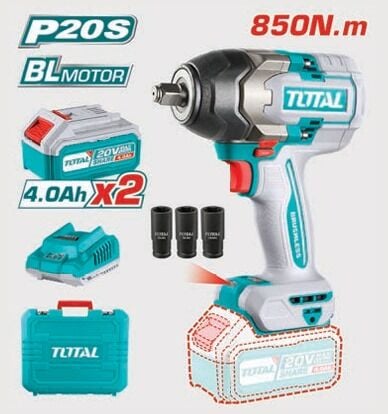 TOTAL TIWLI2085E LI-ION AKÜLÜ KÖMÜRSÜZ ŞARJLI SOMUN SIKMA