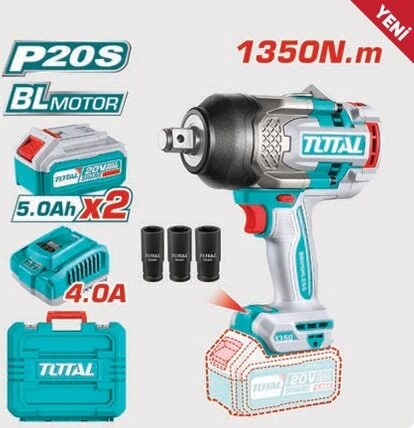 TOTAL TIWLI20135E LI-ION AKÜLÜ KÖMÜRSÜZ ŞARJLI SOMUN SIKMA