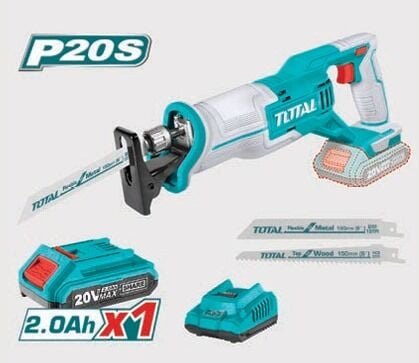 TOTAL TRSLI11521 LI-ION AKÜLÜ ŞARJLI TİLKİ KUYRUĞU TESTERESİ