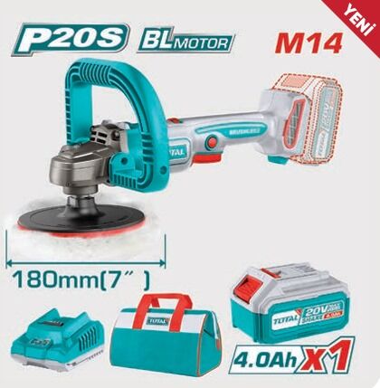 TOTAL TAPLI20181E LI-ION AKÜLÜ KÖMÜRSÜZ ŞARJLI POLİSAJ