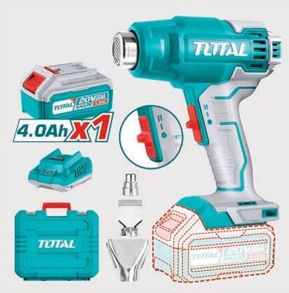 TOTAL TBLI20025 LI-ION AKÜLÜ ŞARJLI SICAK HAVA TABANCASI