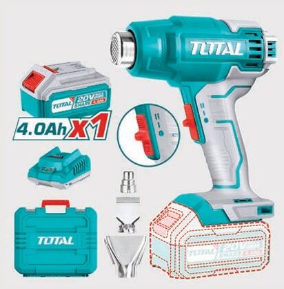 TOTAL TBLI20025 LI-ION AKÜLÜ ŞARJLI SICAK HAVA TABANCASI