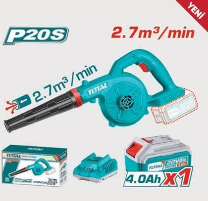 TOTAL TABLI200285 LI-ION AKÜLÜ ŞARJLI ÜFLEME MAKİNESİ