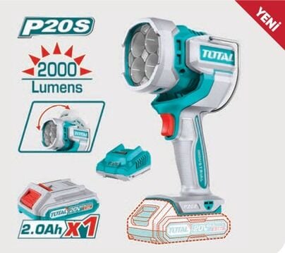 TOTAL TWLI2088E LI-ION AKÜLÜ ŞARJLI ÇALIȘMA IȘIĞI
