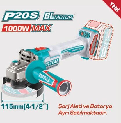 TOTAL TAGLI27153 LI-ION AKÜLÜ KÖMÜRSÜZ TAȘLAMA SOLO