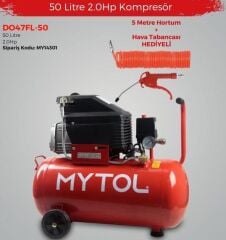 Mytol 50 Lt 2 Hp Sesli Hava Kompresörü