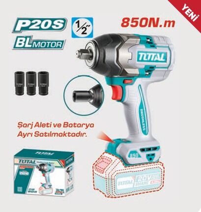TOTAL  TIWLI20851 LI-ION AKÜLÜ KÖMÜRSÜZ SOMUN SIKMA - SOLO