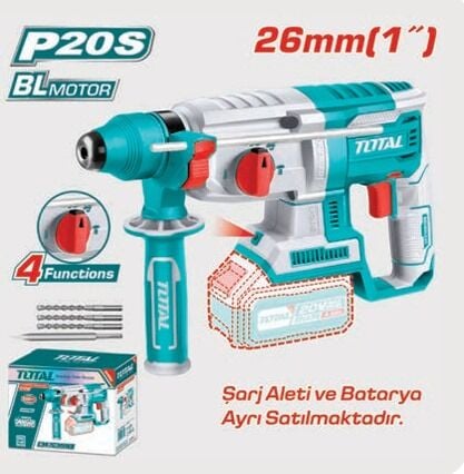 TOTAL  LI-ION AKÜLÜ KIRICI DELİCİ 26 MM - SOLO