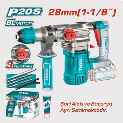 TOTAL TRHLI20288 LI-ION AKÜLÜ KIRICI DELİCİ 28 MM - SOLO