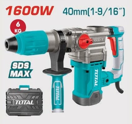 TOTAL TH1163855  SDS MAX KIRICI-DELİCİ ELEKTRİKLİ HİLTİ  6KG