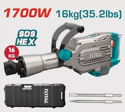 TOTAL TH215456 SDS HEX KIRICI ELEKTRİKLİ HİLTİ 16KG