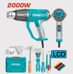 TOTAL TB200561 ELEKTRİKLİ SICAK HAVA TABANCASI LED EKRANLI