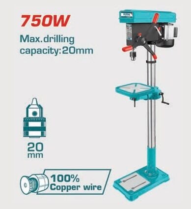 TOTAL TDP207505 SÜTUNLU MATKAP - 20 MM