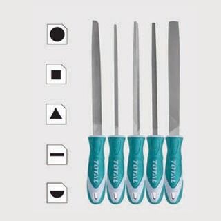 TOTAL THT918516 5 PARÇA EĞE SETİ 200 MM (8”)