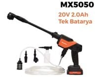 MAXEXTRA MX5050 ŞARJLI ARAÇ YIKAMA MAKİNESİ