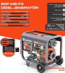 LUTIAN 8GF-ME-F3 10KVA DİZEL JENERATÖR
