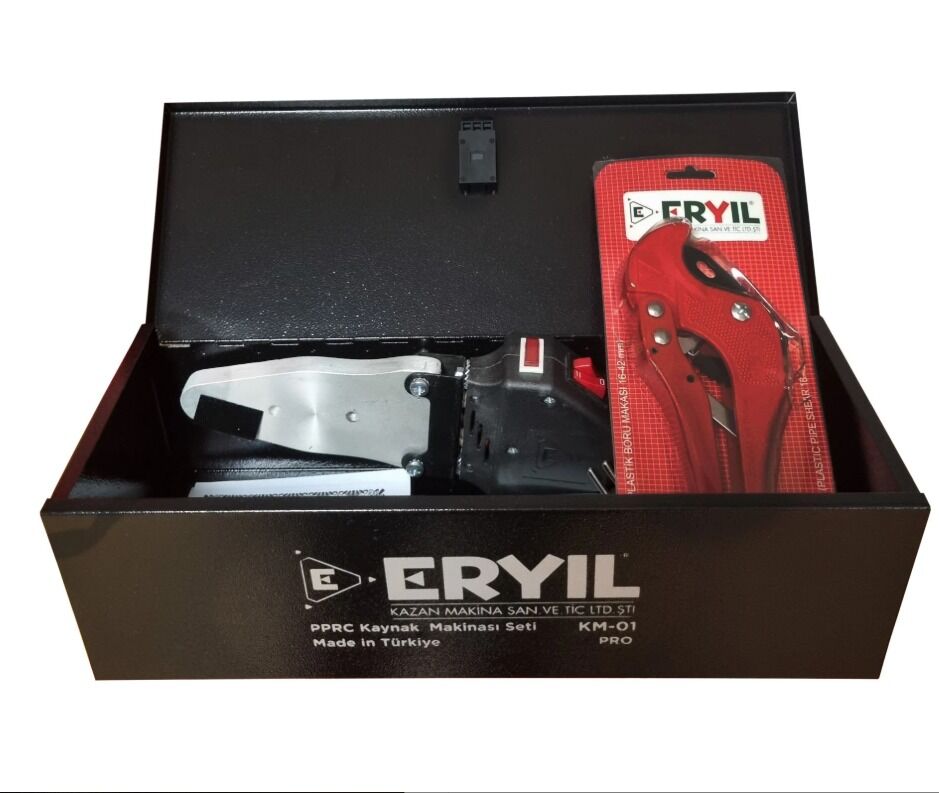 Plastik Boru Kaynak Makinası Çift Rezistans KM-01 1400 Watt Set