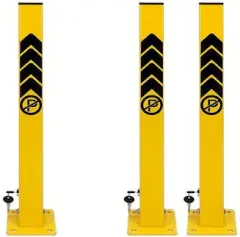 Kilitli Otopark Direği 60 cm, Yatar Tip Park Bariyeri