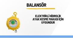 BALANSÖR 50 - 60 KG ELEKTRİKLİ
