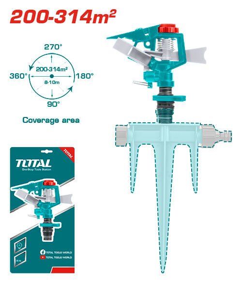 TOTAL THPS13626 PLASTİK FISKİYE (KAZIKSIZ) SU SULAMA