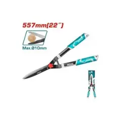 TOTAL THT1516301 TEFLON KAPLI ÇİM MAKASI EĞRİ AĞIZ