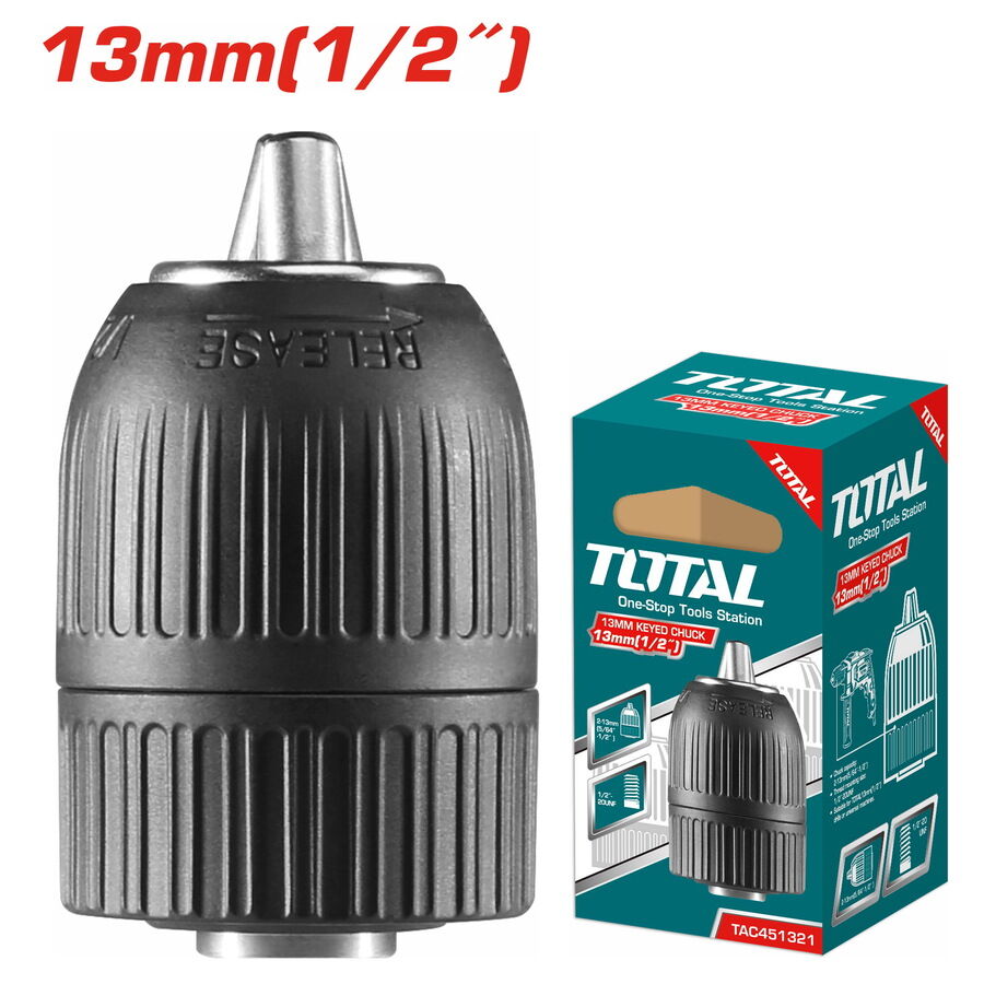 TOTAL TAC451321 1/2” 13 MM PLASTİK OTOMATİK MANDREN