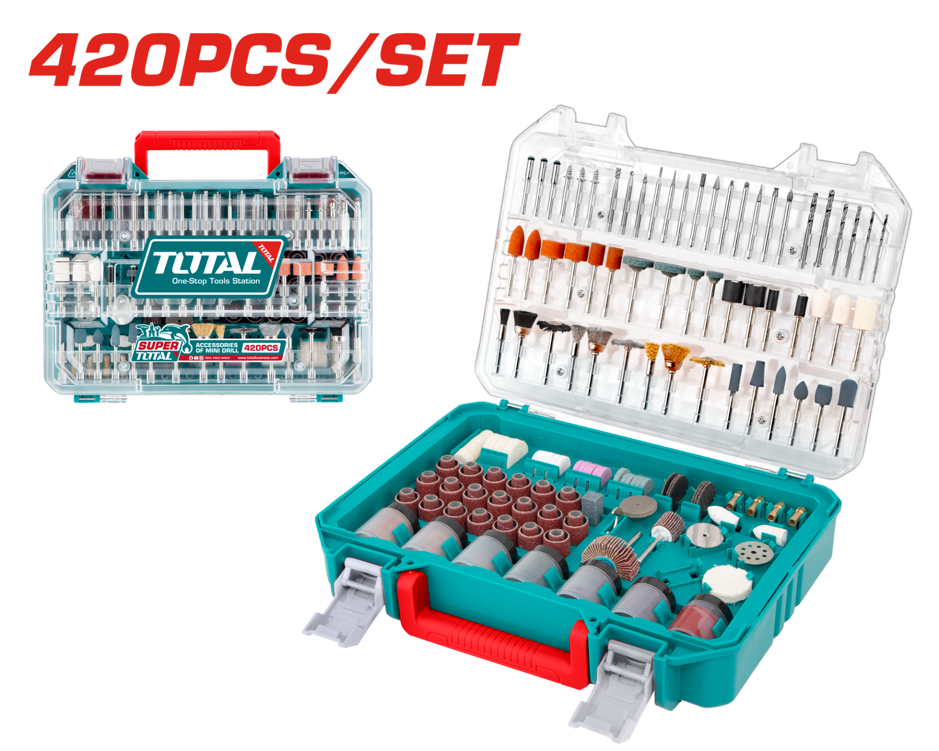 TOTAL TAKMG4208 420 PARÇA GRAVÜR AKSESUAR SETİ