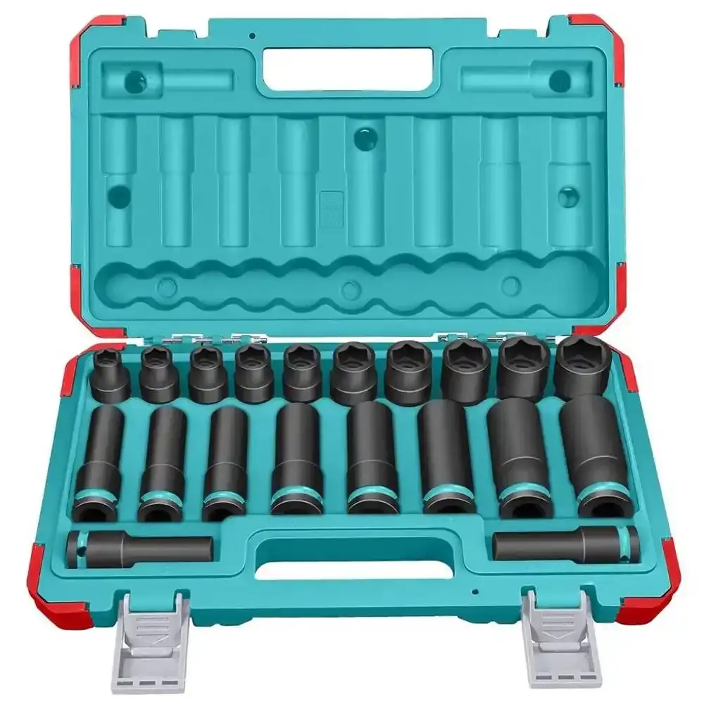 TOTAL THKISD12203L 20 PARÇA 1/2” ALTI KÖŞE DARBELİ KISA-UZUN LOKMA SETİ