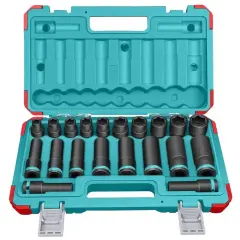 TOTAL THKISD12203L 20 PARÇA 1/2” ALTI KÖŞE DARBELİ KISA-UZUN LOKMA SETİ