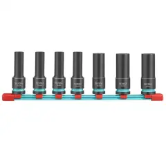 TOTAL THKISD12073L 7 PARÇA 1/2” ALTI KÖȘE DARBELİ UZUN LOKMA SETİ