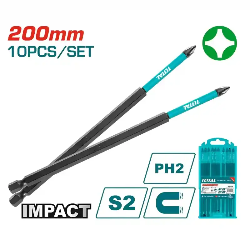 TOTAL TACIM16PH285 DARBELİ PH2X200 MM BİTS UCU