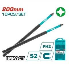 TOTAL TACIM16PH285 DARBELİ PH2X200 MM BİTS UCU