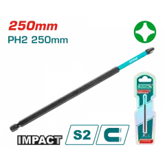 TOTAL TACIM71PH2250 DARBELİ 250MM PH2 BİTS UÇU KARTELALI