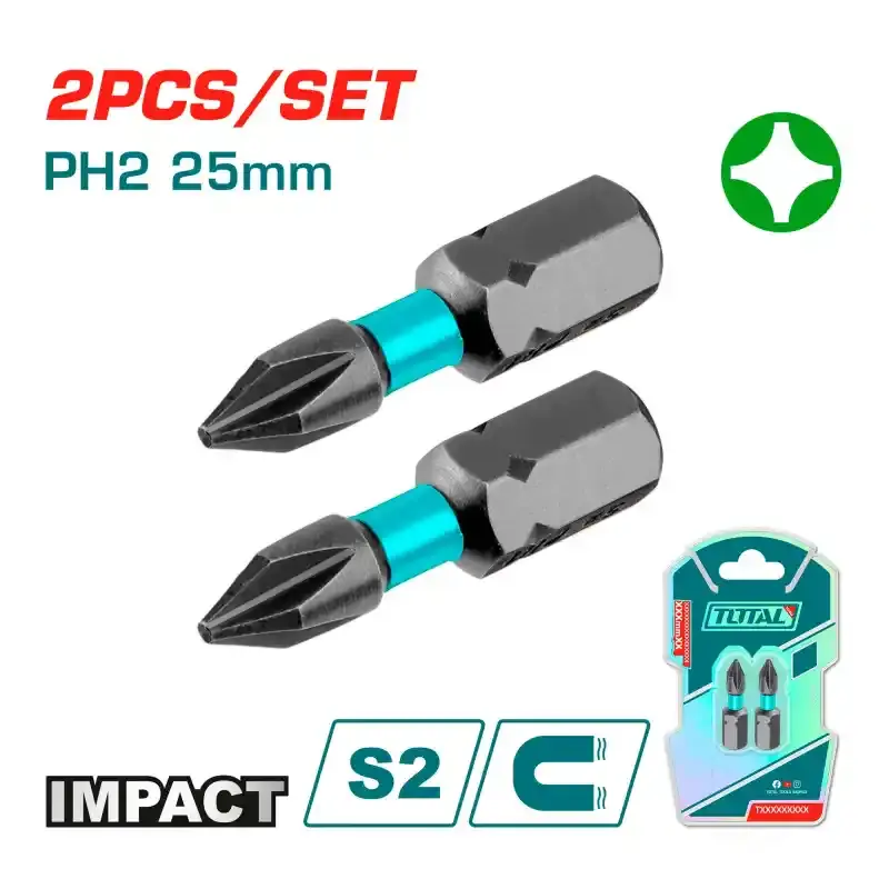 TOTAL TACIM71PH225 DARBELİ PH2X25MM BİTS UCU