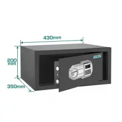 TOTAL TESF3501 ELEKTRONİK ȘİFRELİ PARA KASASI 27L